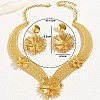 Flower Iron Wedding Jewelry Sets for Women MH3455-1-3