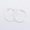 304 Stainless Steel Hoop Earrings EJEW-H327-01D-1