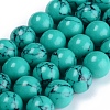 Synthetic Turquoise Beads Strand TURQ-H063-14mm-02-1