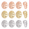 DICOSMETIC 12Pcs 3 Colors Brass Pendants FIND-DC0001-53-1