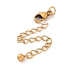 925 Sterling Silver Chain Extenders STER-D036-43AG-2