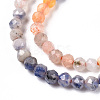 Natural & Synthetic Mixed Gemstone Beads Strands G-D080-A01-03-15-3