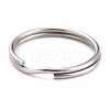 Non-Tarnish 304 Stainless Steel Split Key Rings X-STAS-H153-02P-3