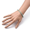 Natural Howlite Stretch Beaded Bracelets BJEW-JB05496-04-4