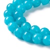 Natural White Jade Imitation Amazonite Beads Strands G-I299-F04-8mm-3