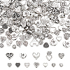 110Pcs 10 Styles Tibetan Style Alloy Beads FIND-UN0015-82-1