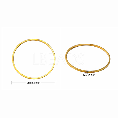 Brass Linking Rings X-EC18725MM-G-1