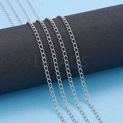 Brass Twisted Chains CHC-Q001-4x3mm-P-1