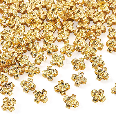 100Pcs Brass Beads KK-TA0008-91-1