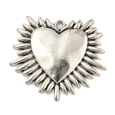 Tibetan Style Alloy Pendants TIBE-L013-08AS-04-1