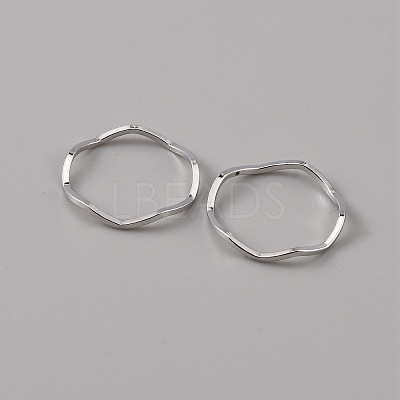 Brass Linking Rings LS-KK-WH0046-61P-1