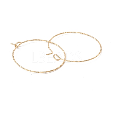Ion Plating(IP) 316 Surgical Stainless Steel Hoop Earrings Findings STAS-D183-02G-03-1