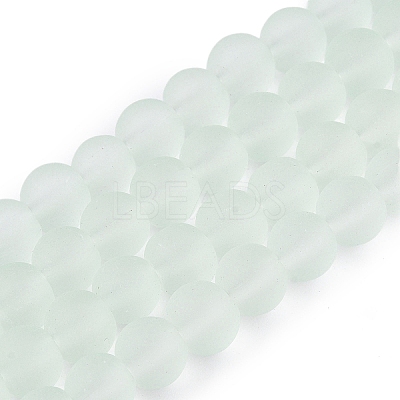 Baking Paint Transparent Glass Bead Strands GLAA-S031-4mm-29-1