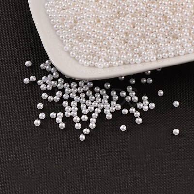 1000Pcs Imitation Pearl Acrylic Beads OACR-S011-9mm-Z9-1