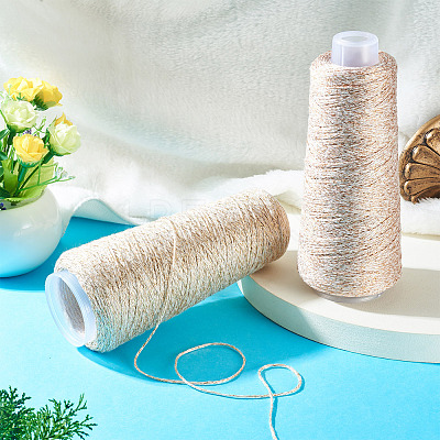 2 Rolls 2 Colors Cotton Cord OCOR-TA0003-47F-1