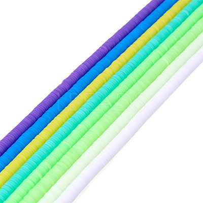 8 Strands Imitation Jelly Handmade Polymer Clay Beads Strands CLAY-TA0001-47B-1