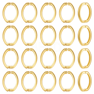 20Pcs Brass Twister Clasps KK-UN0005-31-1