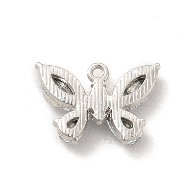 Alloy Cubic Zirconia Pendants ALRI-K050-02P-1
