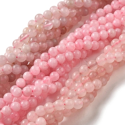 Natural Rose Quartz Beads Strands X-G-F591-04-6mm-1