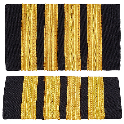 Silk Aviation Epaulette AJEW-CY0002-53B-1
