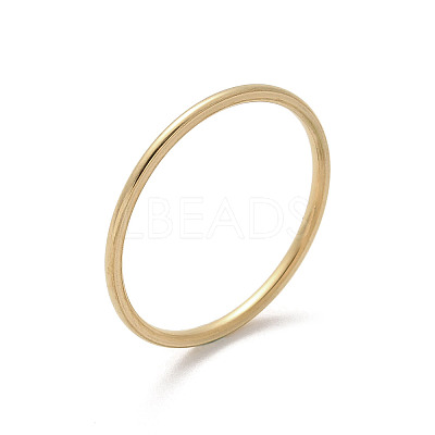 304 Stainless Steel Plain Band Rings STAS-I160-F03-G-1