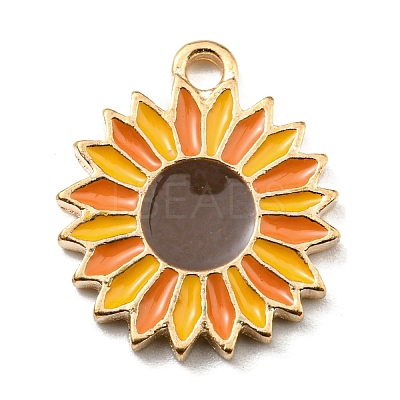 Thanksgiving Day Alloy Enamel Pendants ENAM-D060-01A-KCG-1
