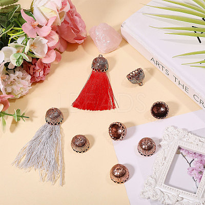 10Pcs Tibetan Style Alloy Pendant Bails FIND-CA0011-43R-1