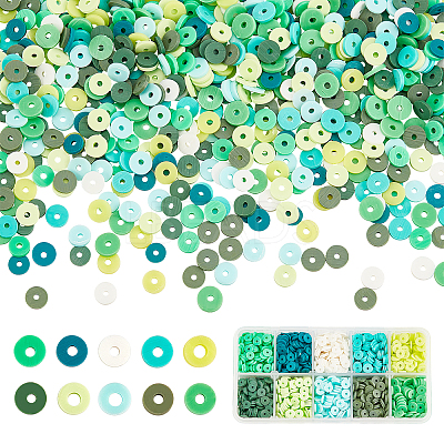 Handmade Polymer Clay Beads CLAY-FH0001-02B-02-1