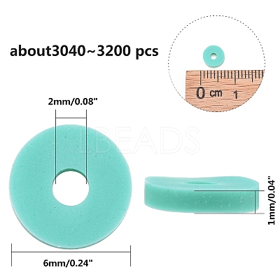 Handmade Polymer Clay Beads CLAY-PH0001-25B-1