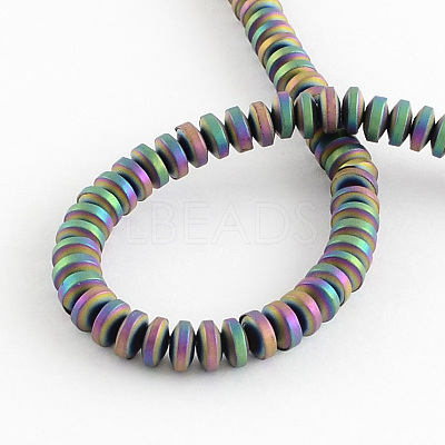 Electroplate Non-magnetic Synthetic Hematite Beads Strands G-R210-M-1