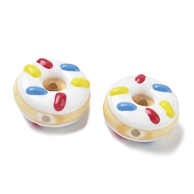 Handmade Porcelain Enamel Beads PORC-K003-09F-1