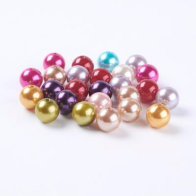 Colorful Acrylic Beads PACR-14D-M-1