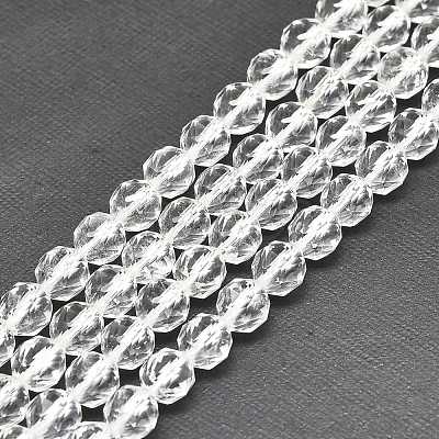 Natural Quartz Crystal Beads Strands G-F715-002-1
