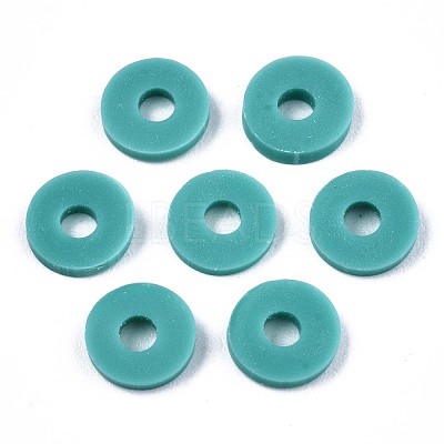 Handmade Polymer Clay Beads X-CLAY-Q251-8.0mm-107-1