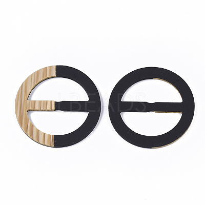 Rubberized Style Acrylic Slide Buckles OACR-T020-030A-1
