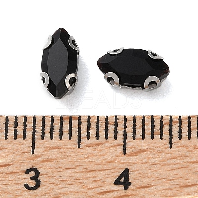 Horse Eye Sew on Rhinestone RGLA-L028-08C-02-1