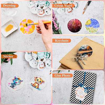 40Pcs Transparent Acrylic Pendants OACR-FS0002-79-1