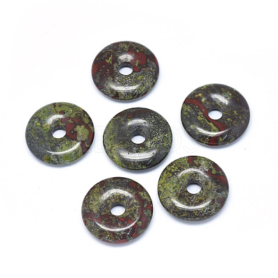Natural Dragon Blood Pendants G-P415-22C-1