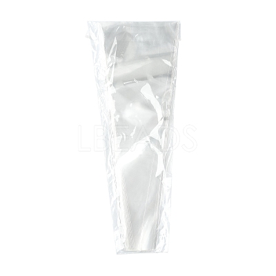 Transparent PE Cone Flower Sleeves ABAG-FZC0002-001A-1