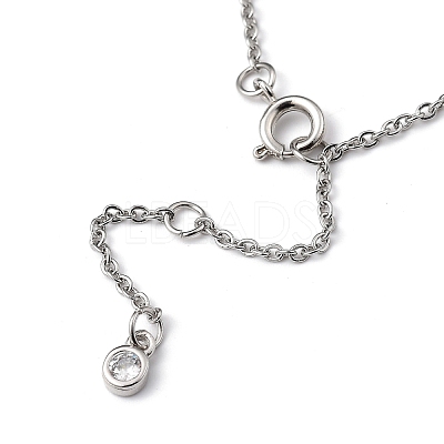 Cube Micro Pave Cubic Zirconia Pendant Necklaces & Bracelets Sets SJEW-JS01116-01-1