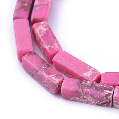 Synthetic Imperial Jasper Beads Strands G-E508-02J-1