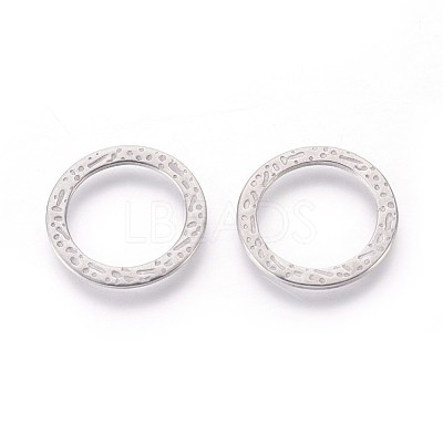 Tarnish Resistant 304 Stainless Steel Linking Rings X-STAS-F187-48P-1