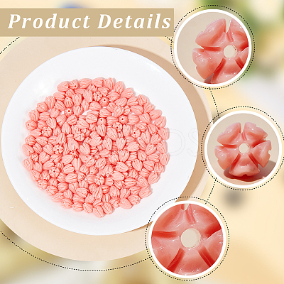 200Pcs Dyed Synthetic Coral Beads CORA-SP0001-22B-1