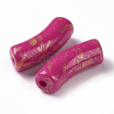 Opaque Acrylic Beads OACR-A016-05F-1