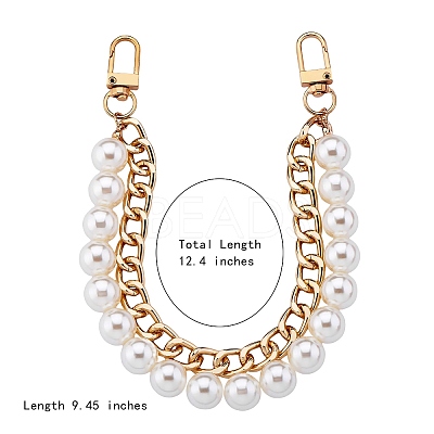 DIY Imitation Pearl Bag Strap Making Kits DIY-SZ0008-93-1