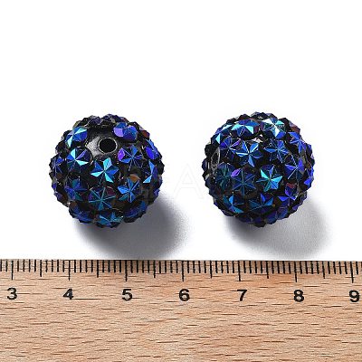 Acrylic Rhinestone Ball Beads OACR-A035-01I-1
