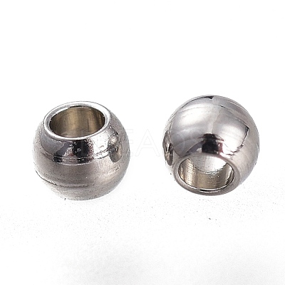 Tarnish Resistant 202 Stainless Steel Beads STAS-M286-03E-1