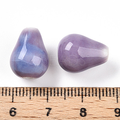 Handmade Porcelain Beads PORC-N008-05G-1