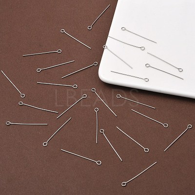 Tarnish Resistant 304 Stainless Steel Eye Pin STAS-E013-0.6x30mm-1