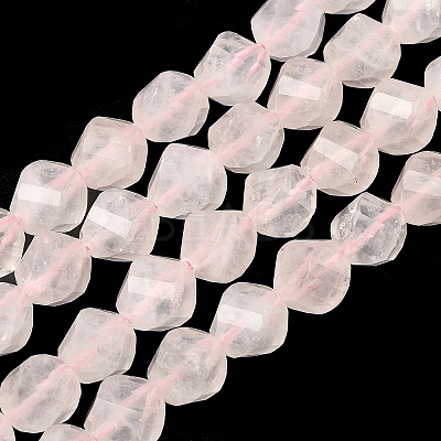 Natural Rose Quartz Beads Strands G-C267-B19-1